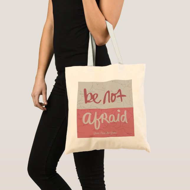 Bolsa Tote Não tenha medo (Frente (produto))