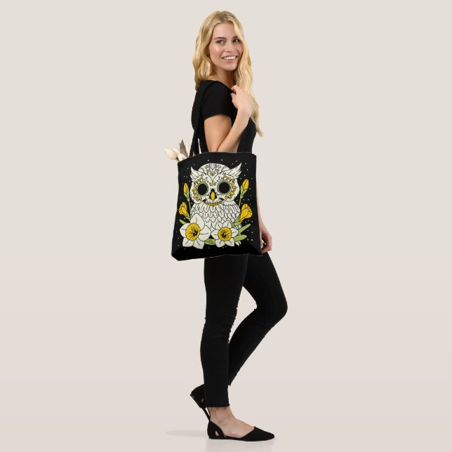Bolsa Tote Narciso & Crânio de Coruja (No(a) Modelo)