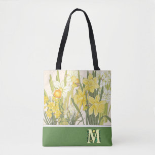 Bolsa Tote Narciso, Daffodils e sacola de Jonquils