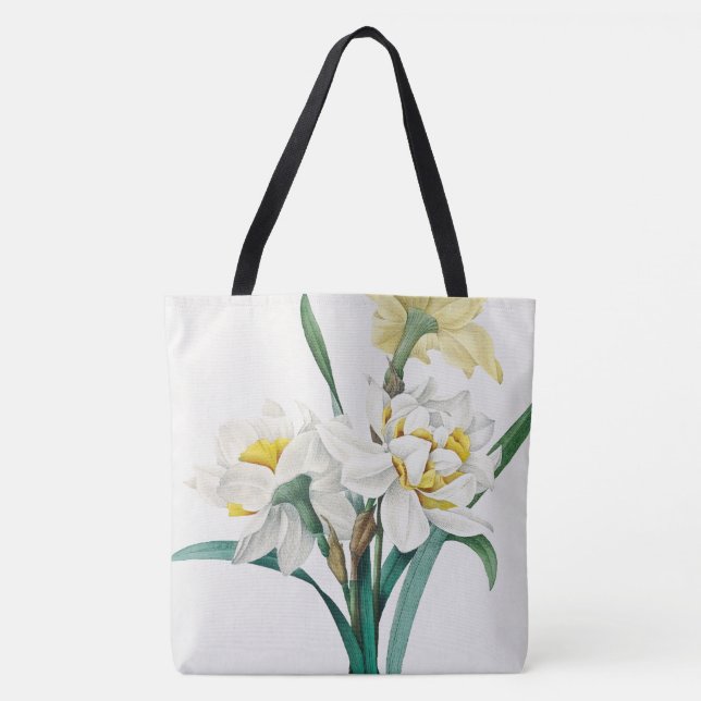 Bolsa Tote Narciso Duplo, Pierre-Joseph Redouté, 1827 (Frente)