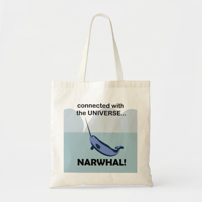 Bolsa Tote Narval Conectado Com O Universo Narval (Frente)
