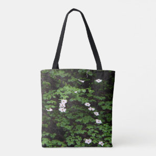 Bolsa Tote Nas montanhas, as flores crescem...
