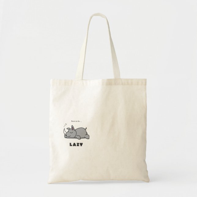 Bolsa Tote Nascer de preguiça (Frente)