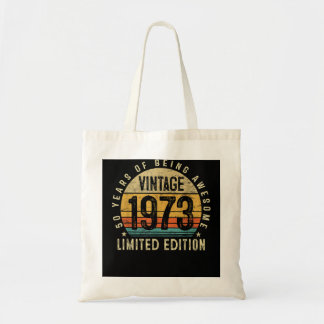 Bolsa Tote nascer De Presentes De 50 Anos Em 1973 Vintage 50t
