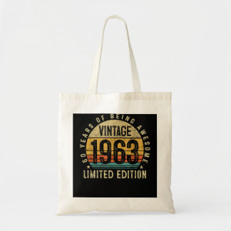 Bolsa Tote nascer De Presentes De 60 Anos Em 1963 Vintage 60º