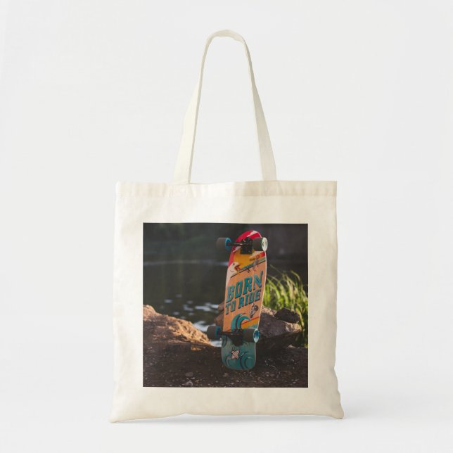 Bolsa Tote Nascer De Skate Para Ir (Frente)