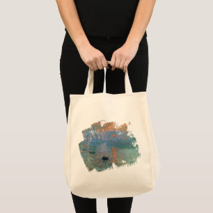Bolsa Tote Nascer do sol da impressão por Claude Monet