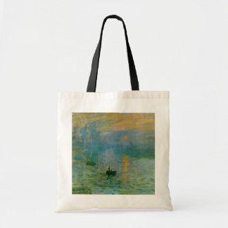 Bolsa Tote Nascer do sol de Monet que pinta Totebag Bookbag