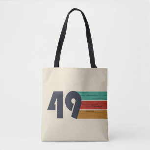 Bolsa Tote nascer em 1949 vintage 75 anos