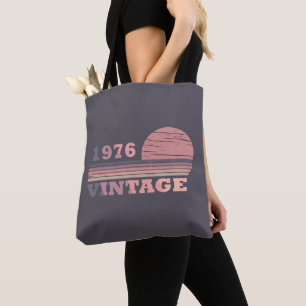 Bolsa Tote nascer em presente de aniversário de 1976