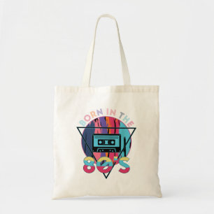 Bolsa Tote Nascer na fita de cassete de vídeo anos 80 Vintage