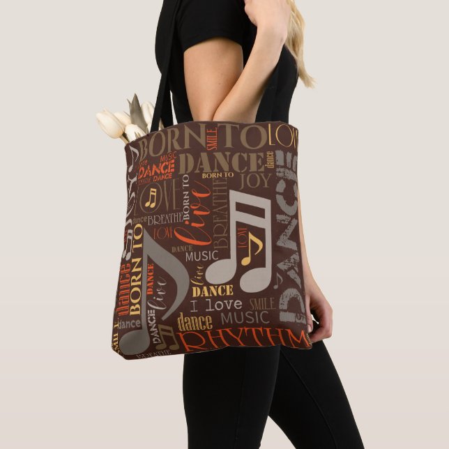 Bolsa Tote Nascer para Dance Brown ID277 (Close Up)