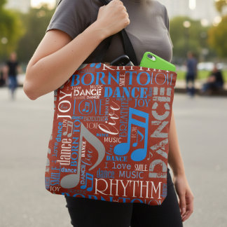 Bolsa Tote Nascer to Dance Blue/White/Any Color ID277