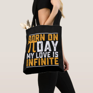 Bolsa Tote Nascida No Dia Do Pi Meu Amor é Infinito Matemátic