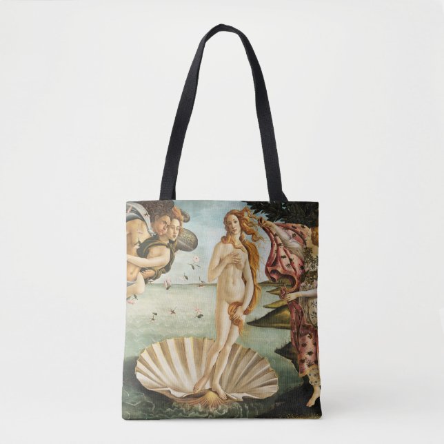 Bolsa Tote Nascimento da Pintura de Vênus (Frente)