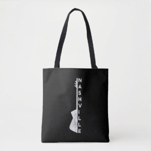 Bolsa Tote Nashville Guitar Country Music Oferece Presentes