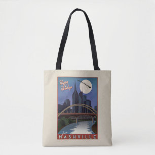 Bolsa Tote Nashville Skyline