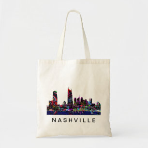Bolsa Tote Nashville, Tennessee em grafite