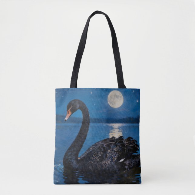 Bolsa Tote Natação ao Luar (Frente)