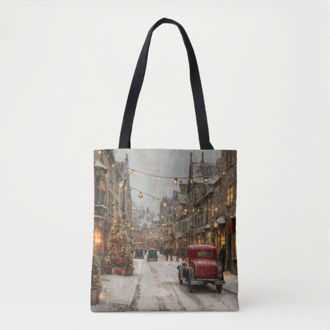 Bolsa Tote Natal Antigo (Frente)