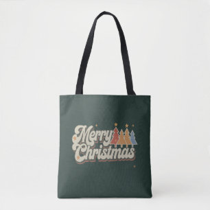 Bolsa Tote Natal Antigo Feliz Férias de Natal