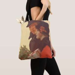 Bolsa Tote Natal Antigo, Presentes de Amor e Romance