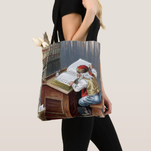 Bolsa Tote Natal Antigo, São Nicolau Mal ou Bem Comportado