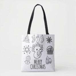 Bolsa Tote Natal Axolotl