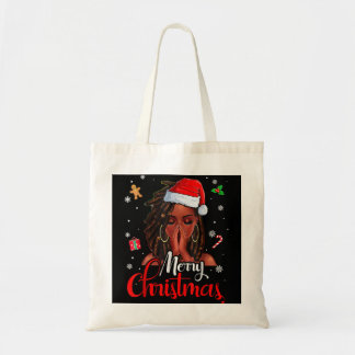Bolsa Tote Natal Black African Costume Papais noeis Mel