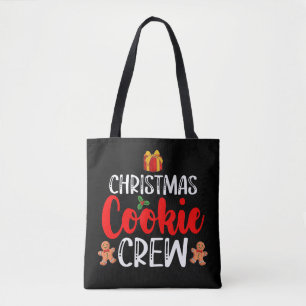 Bolsa Tote Natal Cookie Crew Family Pajamas Xmas Holiday