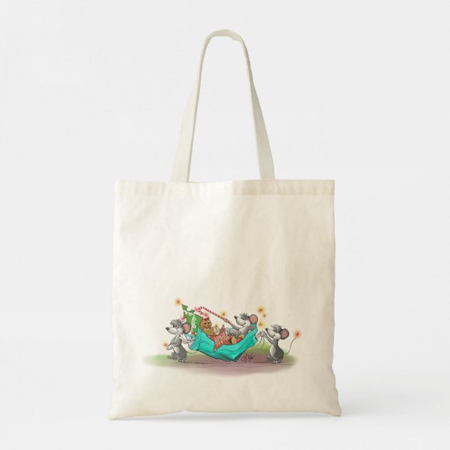 Bolsa Tote Natal Cookie Heist (Verso)