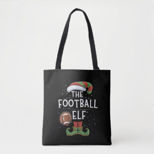 Bolsa Tote Natal da Família Elf de Futebol Americano