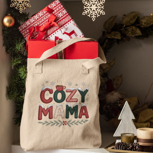 Bolsa Tote Natal da Mamãe Aconchegante