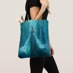 Bolsa Tote Natal da Rainha do Gelo mágica