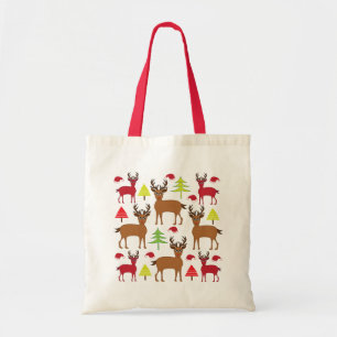 Bolsa Tote Natal Deer Festivo Natal