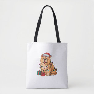 Bolsa Tote Natal do Cão de Vaca do Santa How