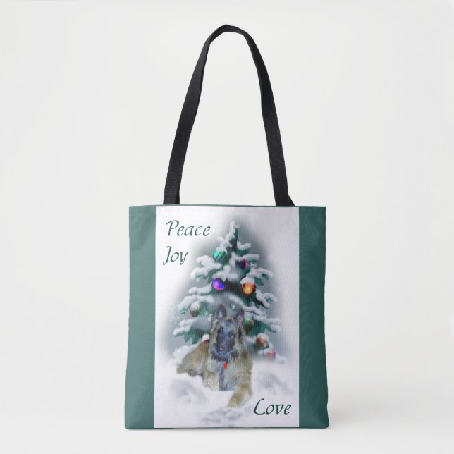 Bolsa Tote Natal do Tervuren Belga  (Frente)