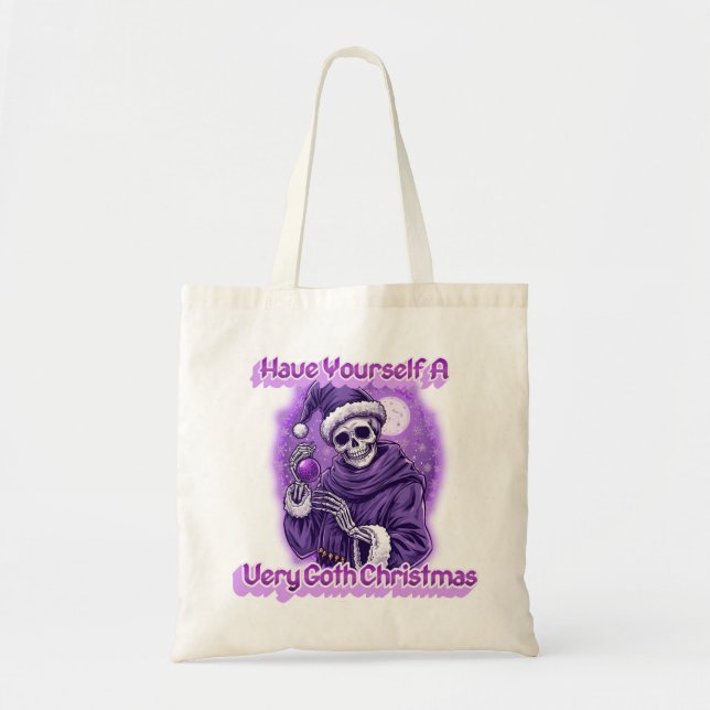 Bolsa Tote natal gótico (Frente)