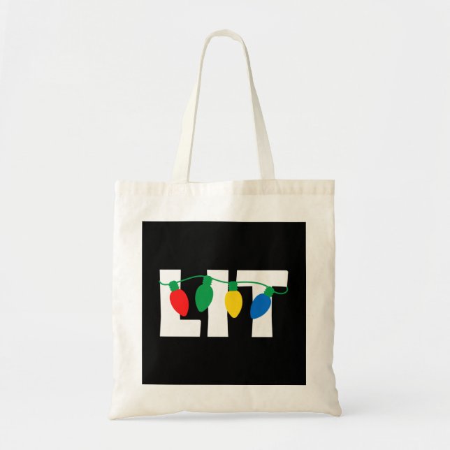Bolsa Tote Natal iluminado (Frente)