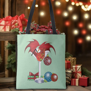 Bolsa Tote Natal Joy Dragon
