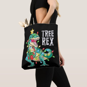 Bolsa Tote Natal mais Maravilhoso Co Dinosaur Christmas