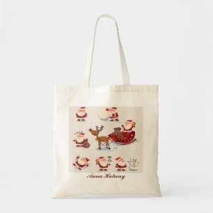 Bolsa Tote   Natal para Papais noeis e Amigos Pers