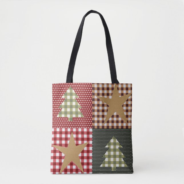 Bolsa Tote Natal Primitivo da Rússia do País (Frente)