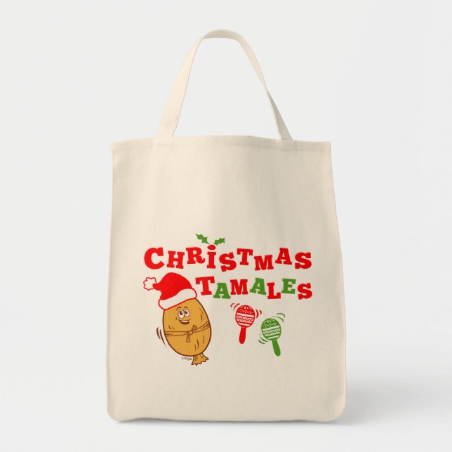 Bolsa Tote Natal Tamales (Frente)