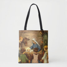 Natal Vintage, Natividade Religiosa com o Menino J