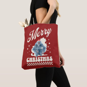 Bolsa Tote Natal Yeti Divertido Humor de Férias