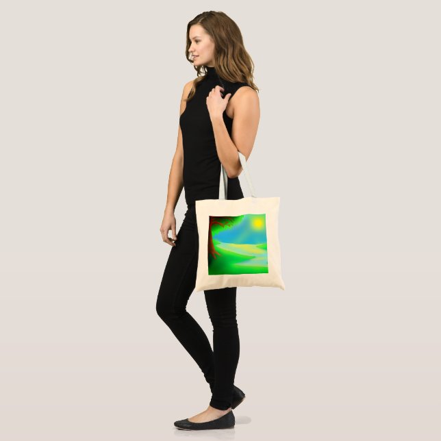 BOLSA TOTE NATURAL (Frente (modelo))
