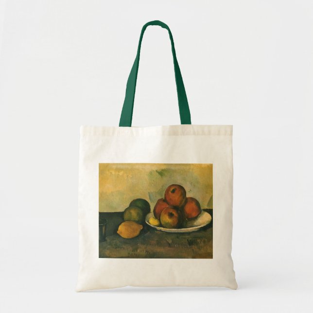 Bolsa Tote Nature Morta com Maçãs de Paul Cezanne (Frente)