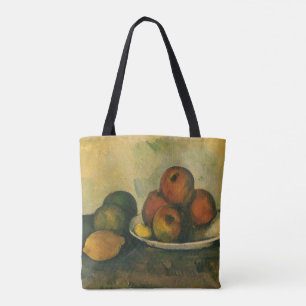 Bolsa Tote Nature Morta com Maçãs por Paul Cezanne