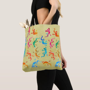 Bolsa Tote Natureza do eco do réptil do geco dos animais